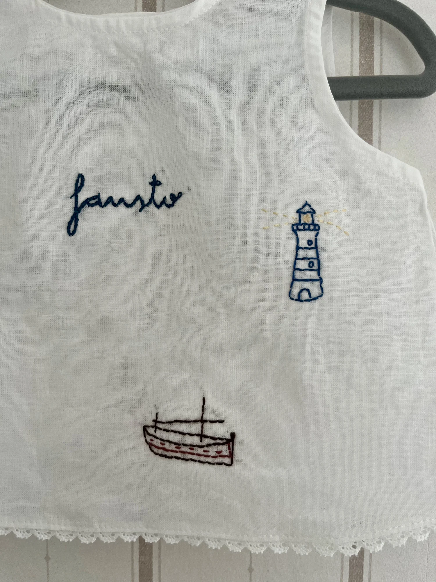 Pelele personalizado bordado — Gali Studio